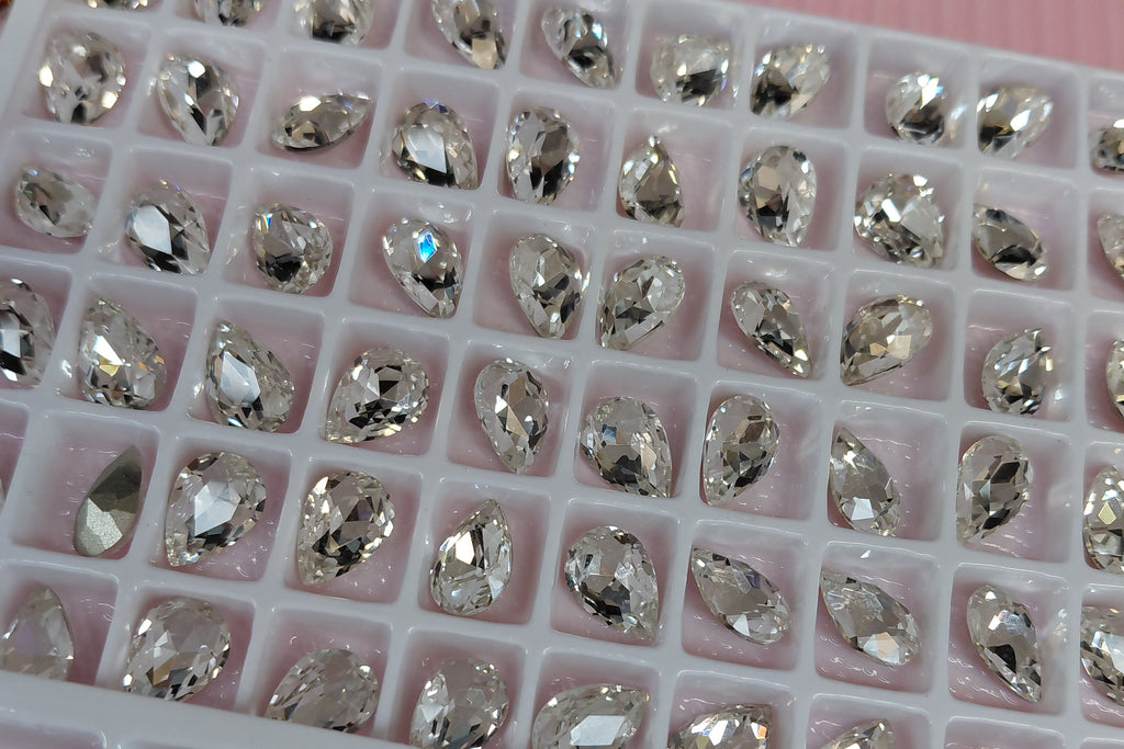 Poire crystal : 7x10mm